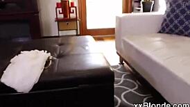 Watch this teen beauty get fucked voyeur style with hot cock