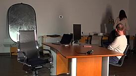 Jeny Smith Teasing Fan by Stripping Naked and Showing Pussy