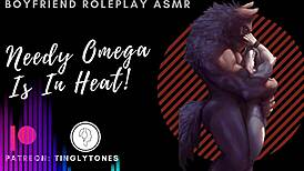 Needy omega in heat with boyfriend roleplay ASMR