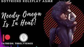Needy omega in heat with boyfriend roleplay ASMR