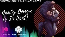 Needy omega in heat with boyfriend roleplay ASMR