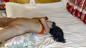 I aksed my step bro to take my virginity, enjoy sumona and rubel bengali sex