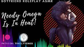 Needy omega in heat with boyfriend roleplay ASMR