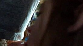 Rychlá foukací sešn s mou mladou 18+ brunetkou