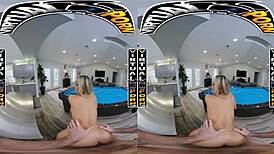 Robbin Banx and Kira Perez get quick doggystyle POV fucks