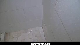 stepsisters valentina jewels and arietta adams had a threesome with their stepbrother after getting caught fucking