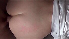 Blonde Housewife Sucking Hubby While Fucked by Friend in Hot Threesome