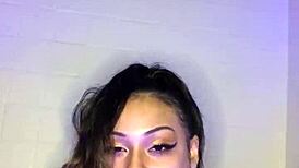 mia says, 'i'm sucking my big dildo named big john'