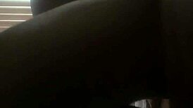 big booty neighbor bent over for doggystyle fucking and creampie on the stairs 😏