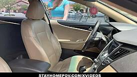 Slutty babe Alison Rey rides her boyfriend cowgirl style for wild satisfaction