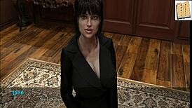 John prepares to meet his fans in this cartoon