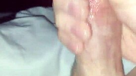 Messy Edging Session Leaves Twink Cock Throbbing with Vocal Cumshot