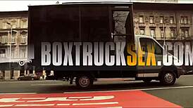 Zazie swallows hot cum loads in wild public casting.