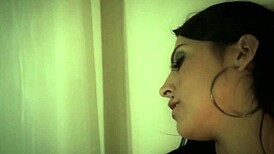 European slut strips in stockings and rips clothes for escort fun