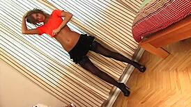 wow, suzie with small boobs masturbates her hungry love hole! 😍