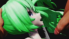 Watch Miku's Casting Couch Blowjob on Sofa!