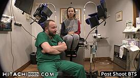 Become DOCTOR-Tampa Give Freshman Kalani Luana Mandatory Hitachi Magic Wand Orgasms During Physical For College At Hitachihoescom