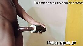 Strong African Man's Passionate Encounter