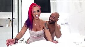 Felipe Costa is LIVE on webcam, ASSFUCKING that sexy Brazilian babe's ANAL