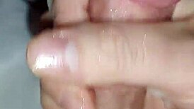 Messy Edging Session Leaves Twink Cock Throbbing with Vocal Cumshot