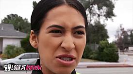 Horny Meter Maid Aubrey Gets Pussy Fucked by Alex Legend