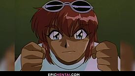 mahoko loses virginity in wet hentai pussy licking scene