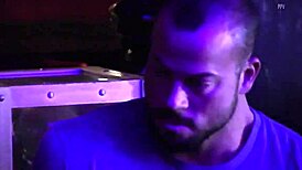 Bareback Orgy In Night Club With Dancing And Group Action