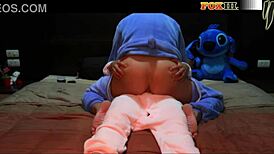 Femdom Fucks His Ass In Cowgirl Position!