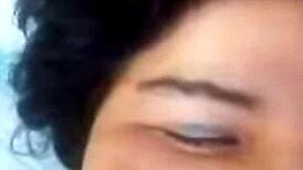 Horny bbw shows tits and vagina on video call 😍