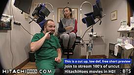 Become DOCTOR-Tampa Give Freshman Kalani Luana Mandatory Hitachi Magic Wand Orgasms During Physical For College At Hitachihoescom