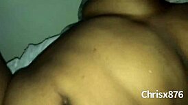 Ebony Beauty Rides Hard in Caribbean Heat