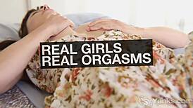 redhead alisha adams intensely fucks her dildo to orgasm