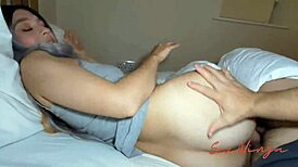 스텝맘 낮잠 중에 계획 없이 하드하게 박아