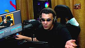 She flaunted her tits nicely, pinched the nipple, and got aroused during the podcast with Isa Viajante