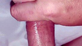 Messy Edging Session Leaves Twink Cock Throbbing with Vocal Cumshot