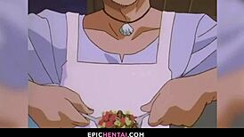 mahoko loses virginity in wet hentai pussy licking scene