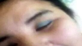 Horny bbw shows tits and vagina on video call 😍