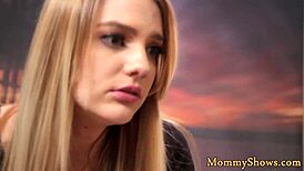 the milf licks the seductive stepteen's pussy in a full storyline