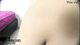 Hermosa Latina Tiene Sexo Duro Con Su Hermanastro Estando Solos En Casa