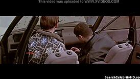 Marjorie Cottree in 1977 Jesus film gets wild. Blonde stunner takes doggystyle with cum on tits.