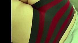 My dau-ghter's big ass claps loud when I slap it hard in this wild USA comp.