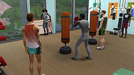 ddsims - my wife drilled at gym while i watch helplessly in sims 4 outdoor game
