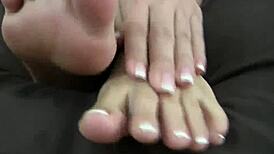 i'll tease you with my sexy feet in pov