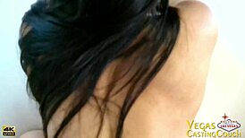 feeling wild watching this hispanic babe take it doggy with oiled pov anal