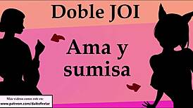 Double Mistress And Submissive In A JOI Session.