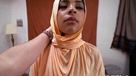 Desert Rose, the Arab girlfriend, takes a long rod