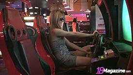 Lilly Luck Shows Long Legs!