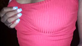 Public Outdoor Encounter with Husband on Grass, Guard Witnesses Intimate Moment.