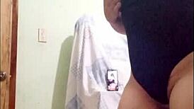 Stepmother tackles live challenges before fucking her wet ass!