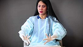medical latex gloves fetish sparks hospital patient curiosity